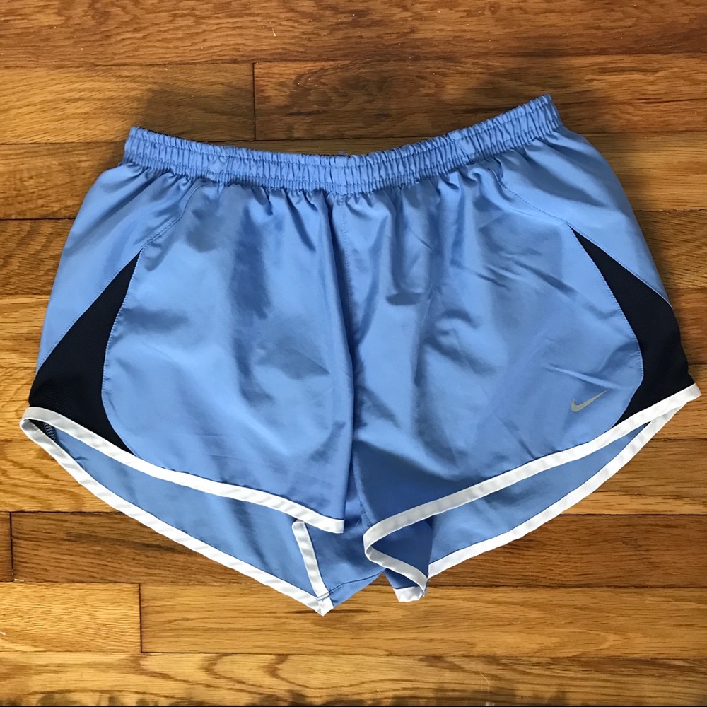 Nike blue running shorts